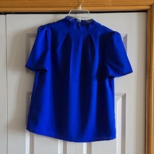 Elegant Blue Women's Top